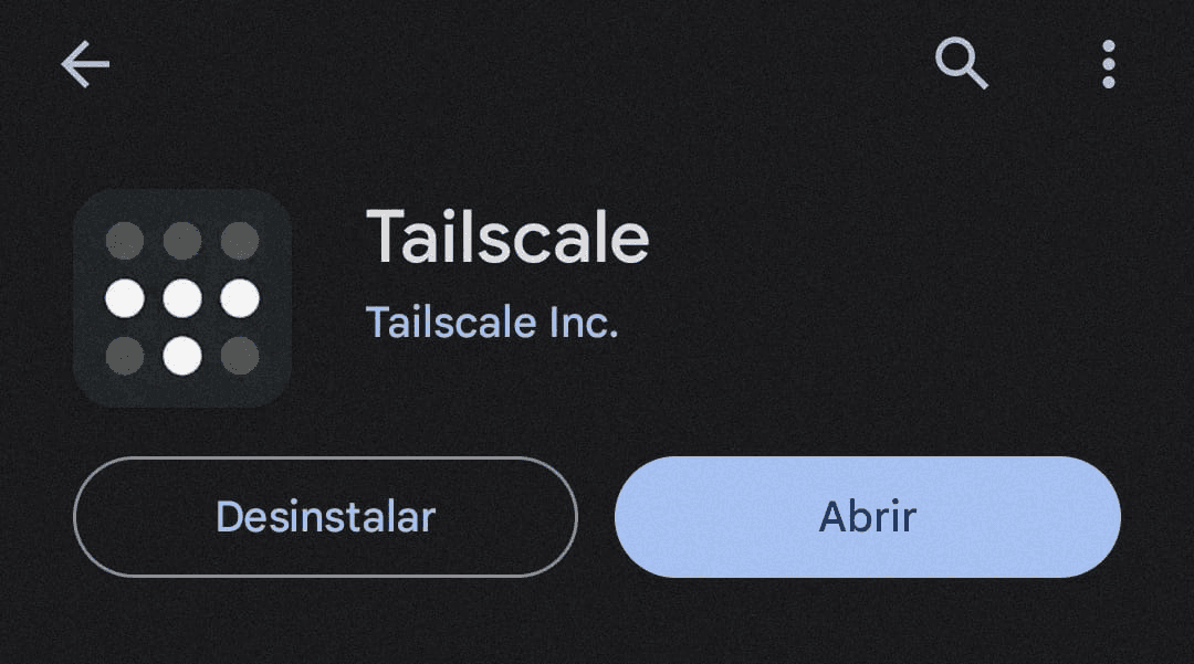 Tailscale na playstore